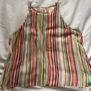 Rainbow striped tank top from Francesca’s